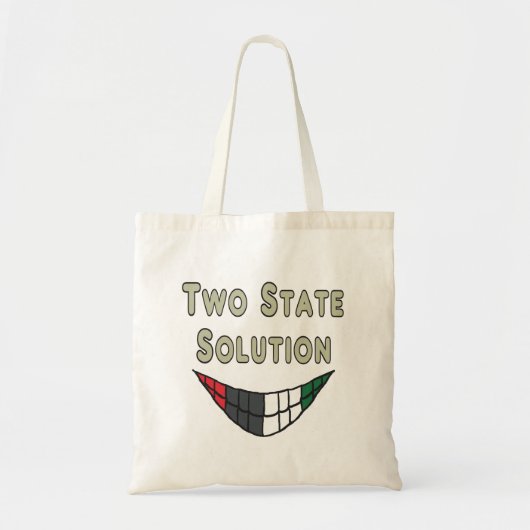 tweestatenoplossing tote bag (Voorkant)