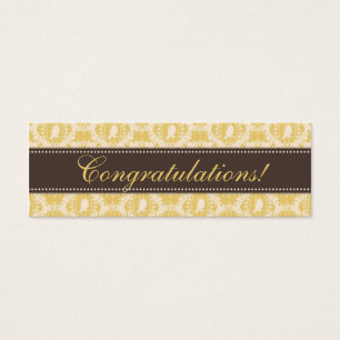 Tweet Baby Skinny Gift Label 3 Mini Visitekaartjes