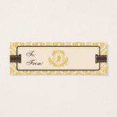 Tweet Baby Skinny Gift Label 3 Mini Visitekaartjes (Achterkant)