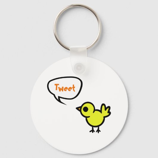Tweet Bird Sleutelhanger (Voorkant)