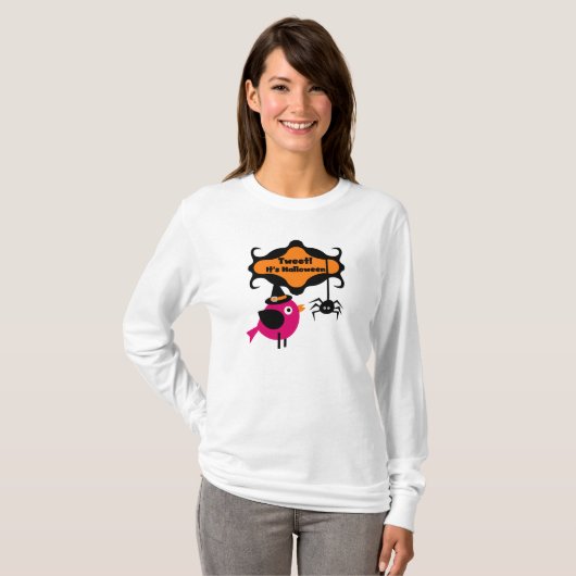 Tweet Halloween T-shirts en Gifts (Voorkant volledig)
