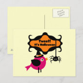 Tweet Halloween T-shirts en Gifts Briefkaart (Voorkant / Achterkant)