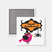 Tweet Halloween T-shirts en Gifts Magneet (Voorkant / Achterkant)
