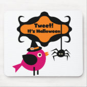 Tweet Halloween T-shirts en Gifts Muismat (Voorkant)