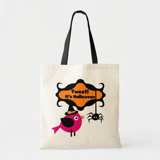 Tweet Halloween T-shirts en Gifts Tote Bag (Voorkant)