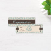 Tweet Jongen Skinny Gift Label 3 Mini Visitekaartjes (Bureau)