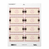 Tweet Meisje Naam Tag Etiket (Full Sheet)