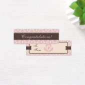 Tweet Meisje Skinny Gift Label 3 Mini Visitekaartjes (Bureau)