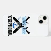 Tweet minder, wees 'X'ceptional.w Case-Mate iPhone Case (Achterkant (horizontaal))