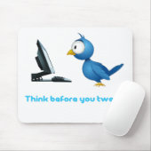 Tweet Mousepad Muismat (Met muis)