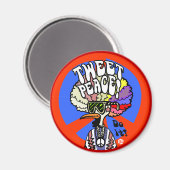 Tweet Peace Magneet (Voorkant / Achterkant)