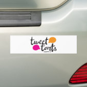 Tweet Tarts bumper sticker (Op auto)