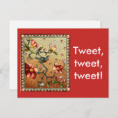 Tweet Tweet Briefkaart (Voorkant / Achterkant)