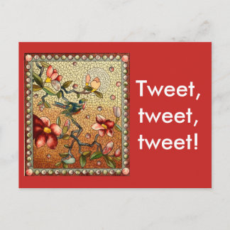 Tweet Tweet Briefkaart