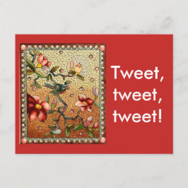 Tweet Tweet Briefkaart