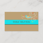 Tweet, tweet.. SEO-marketing/DIY achtergrondkleur Visitekaartje (Achterkant)