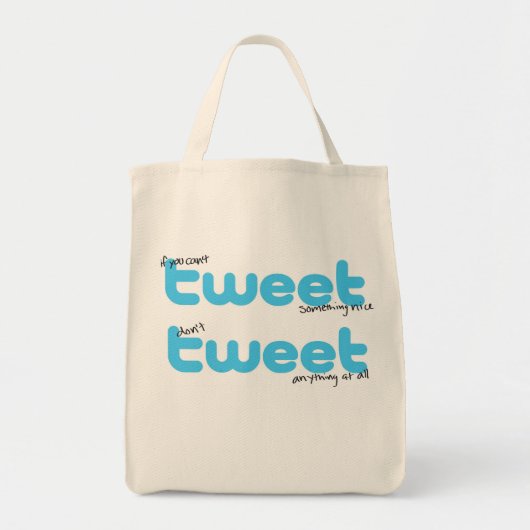 Tweet Tweet Tote Bag (Voorkant)