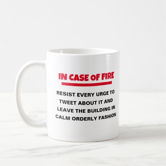 Tweet Urge Coffee Mok - Social Media Humor Gift! (Links)