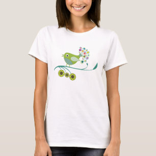  Tweet Whimsical Bird Mannen T-Shirt