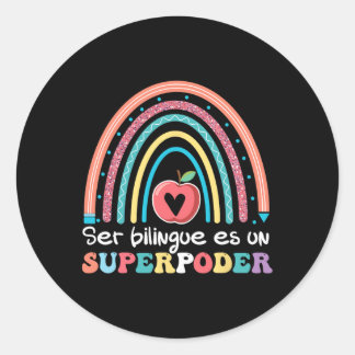 Tweetaalig Zijn Is Een Superkracht Ck Terug Naar S Ronde Sticker