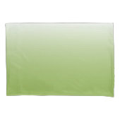Tweetaangradiënt ombre groen kussensloop (Voorkant)