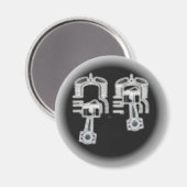 tweetaktmotor magneet (Voorkant / Achterkant)