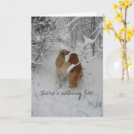 tweetal kaart (Gele Bloem)