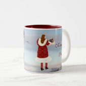 Tweetalig Lee Marie's Creative Design Tweekleurige Koffiemok (Voorkant rechts)