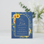 Tweetalig Paperback Blauw Geel Zonnebloemen Bruilo (Staand voorkant)