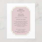 Tweetalig Spaans Boda Budget Bruiloft Flyer (Achterkant)