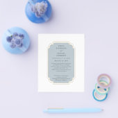 Tweetalig Spaans Boda Budget Bruiloft Flyer (Enkel)