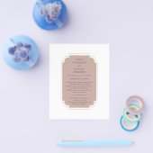 Tweetalig Spaans Huwelijk Boda Budget Bruiloft Flyer (Enkel)