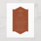 Tweetalig Spaans Huwelijk Boda Budget Bruiloft Flyer (Voorkant)