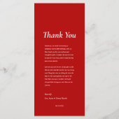 Tweetalig Vietnamees Engels Pioenenverjaardagsmenu Menu (Achterkant)