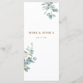 Tweetalig Vietnamees eucalyptus lied Hy Menu (Achterkant)