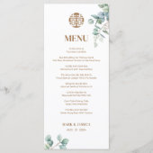 Tweetalig Vietnamees eucalyptus lied Hy Menu (Voorkant)