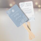 Tweetalig Vietnamees huwelijksprogramma en dank u Handwaaier