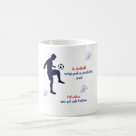 Tweetalig Voetbalontwerp Koffiemok