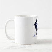 Tweetalig Voetbalontwerp Koffiemok (Links)