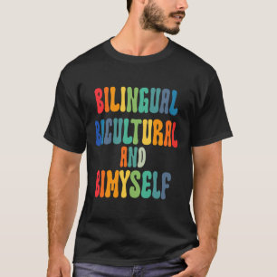Tweetalige bicultural en Bimzelf als dove Awarene T-shirt
