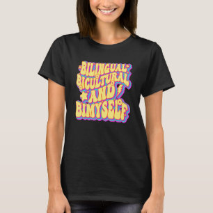 tweetalige bicultuur en bimyself-roovy voor t-shirt