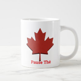 Tweetalige Canada Esdoornblad Emaille Kampmok - Th Grote Koffiekop