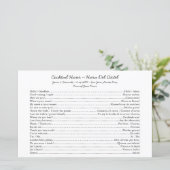 Tweetalige Cocktail Hour Conversation Starter (Staand voorkant)