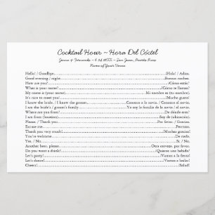 Tweetalige Cocktail Hour Conversation Starter