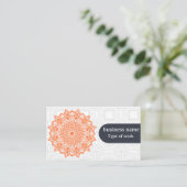 Tweetalige Engelse en Spaanse Visitekaartjes (Staand voorkant)