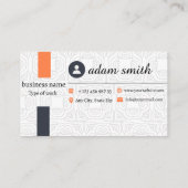 Tweetalige Engelse en Spaanse Visitekaartjes (Achterkant)