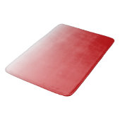 Tweetalige gradiëntombre fiery red badmat (Gekanteld)