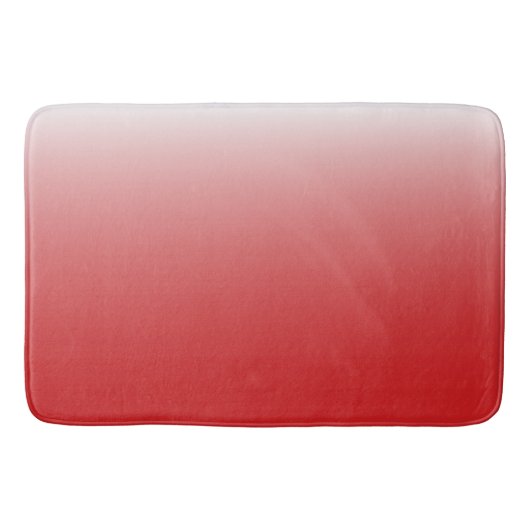 Tweetalige gradiëntombre fiery red badmat (Voorkant)