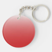 Tweetalige gradiëntombre fiery red sleutelhanger (Achterkant)