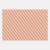 Tweetalige Peach Feliz Cumpleaños - Gelukkige Verj Inpakpapier Vel (Voorkant 3)